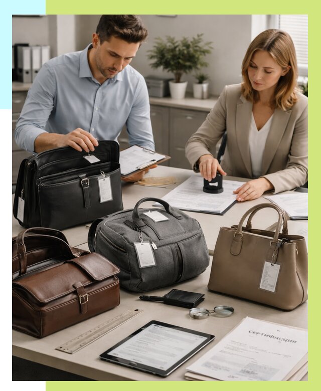 Сертификация сумок в Тутаеве от 7863 руб. | Алешин-Ттв