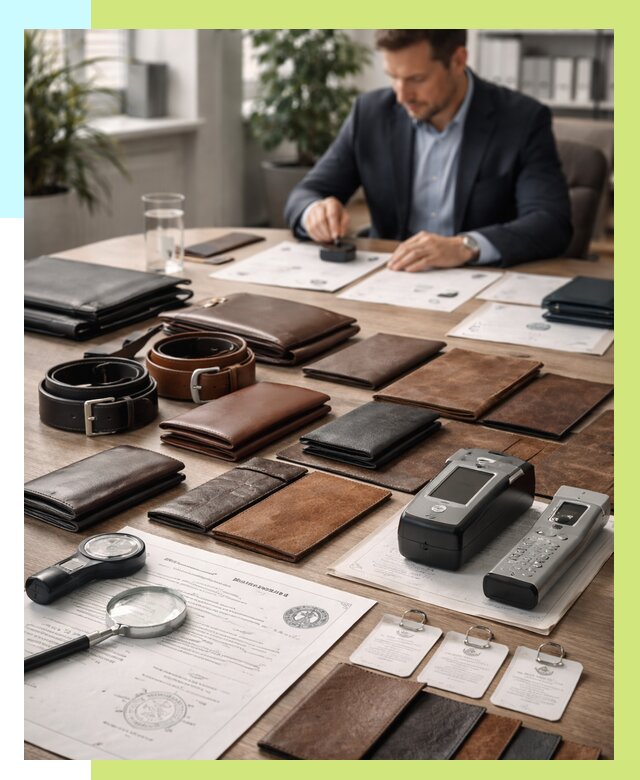 Сертификация кожаных изделий в Тутаеве от 12581 р. | Алешин-Ттв