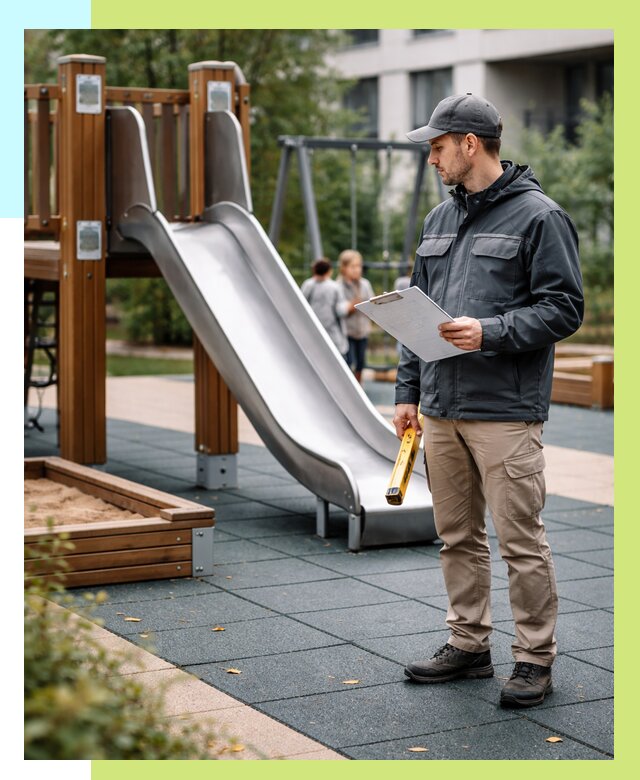 Сертификация детских площадок в Тутаеве от 26210 р. | Алешин-Ттв