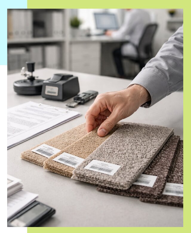 Сертификация ковролина в Тутаеве от 15726 р., Алешин-Ттв