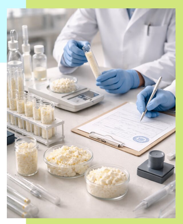 Сертификация творога в Тутаеве от 12581 р. под ключ | Алешин-Ттв