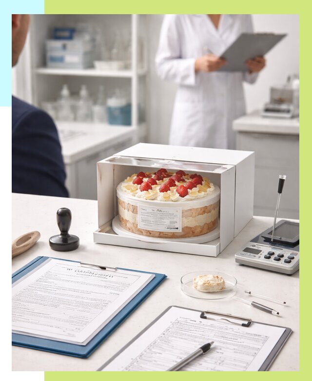 Сертификация тортов в Тутаеве от 9436 р. заказать | Алешин-Ттв