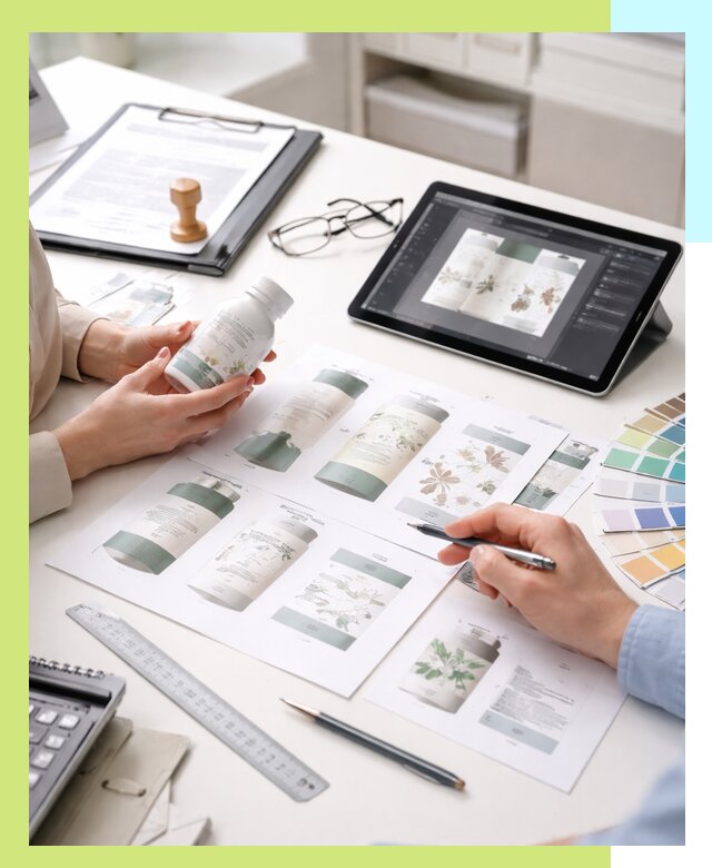 Профессиональная разработка дизайна и текста этикетки продукции в Тутаеве