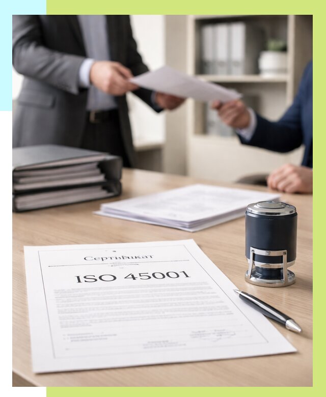 Сертификат ISO 45001 в Тутаеве под ключ от 47178 р. | Алешин-Ттв