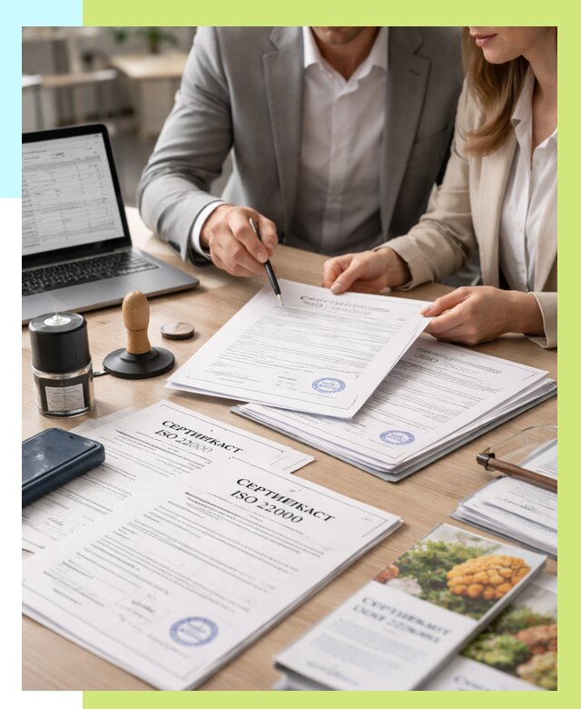 Сертификат ISO 22000 в Тутаеве от 41936 р. под ключ | Алешин-Ттв